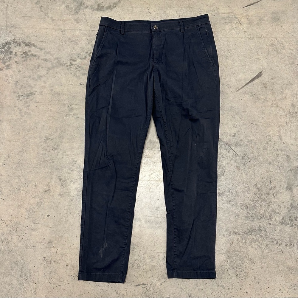 BIRDDOGS Pant Men 34x30 Jeff Pesos Driftwood Khaki Lined Golf Trouser Stretch - Picture 2 of 6